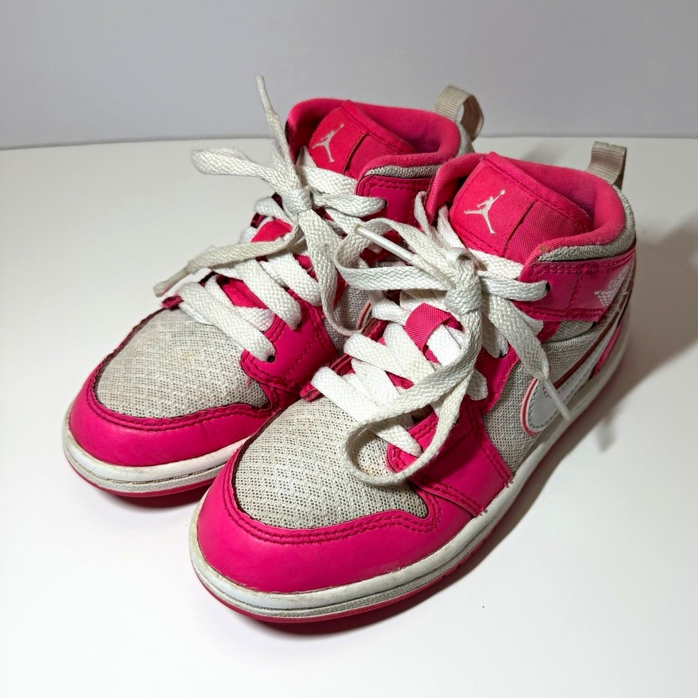 Jordan Air Jordan 1 Mid Unisex Kids Mid Top Leather Colorblock US 12 640737-61